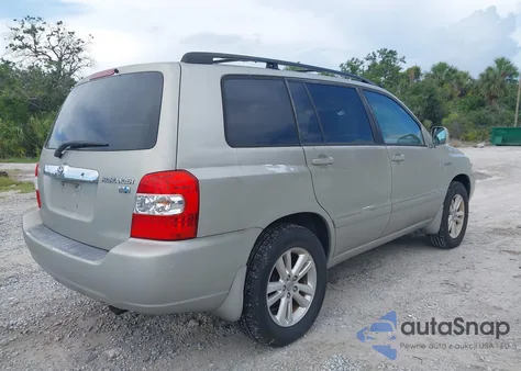 2006 Toyota Highlander Hybrid V6 из США, поврежденный, VIN JTEDW21AX60010753
